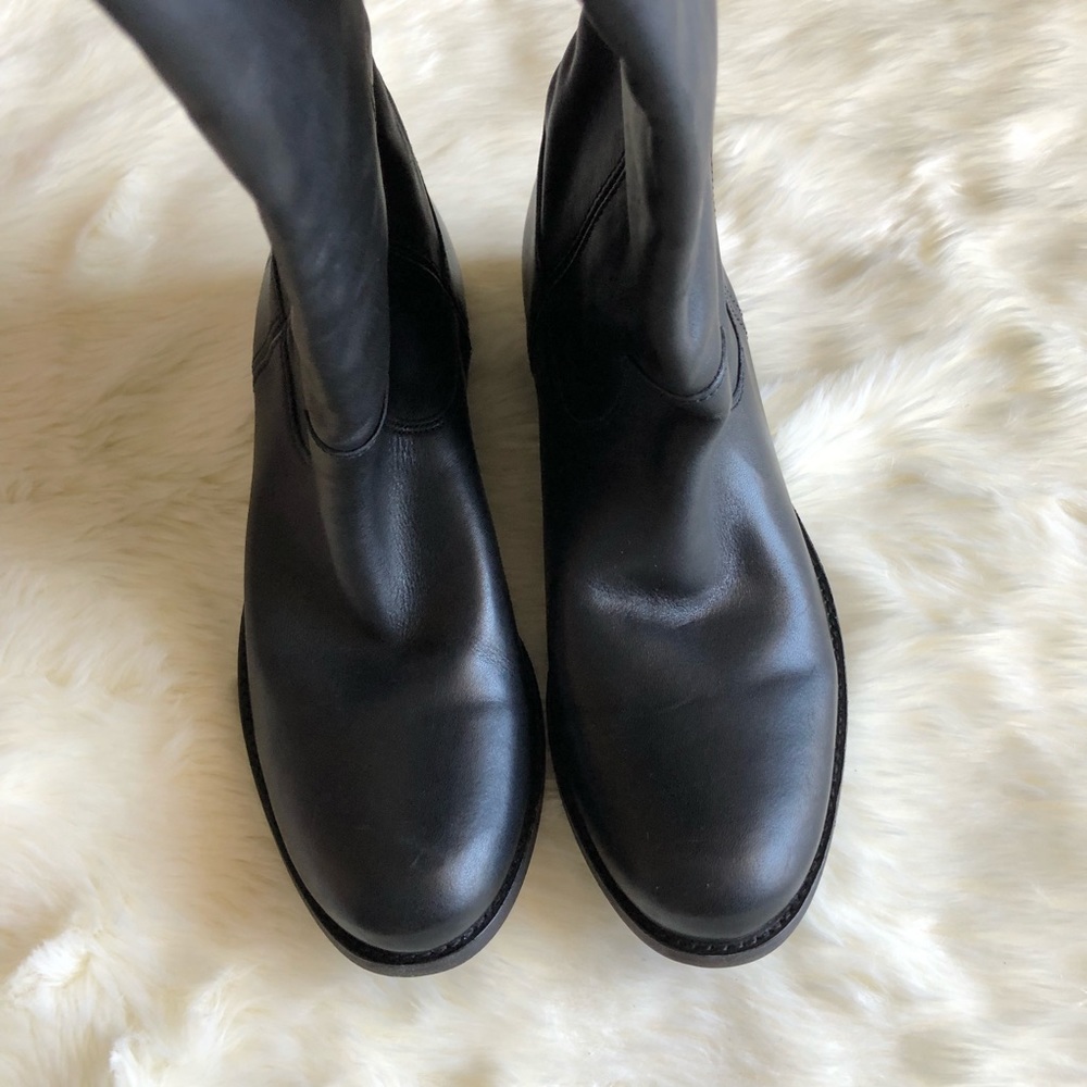 Frye Black Leather Riding Boot - Picture 7 of 8